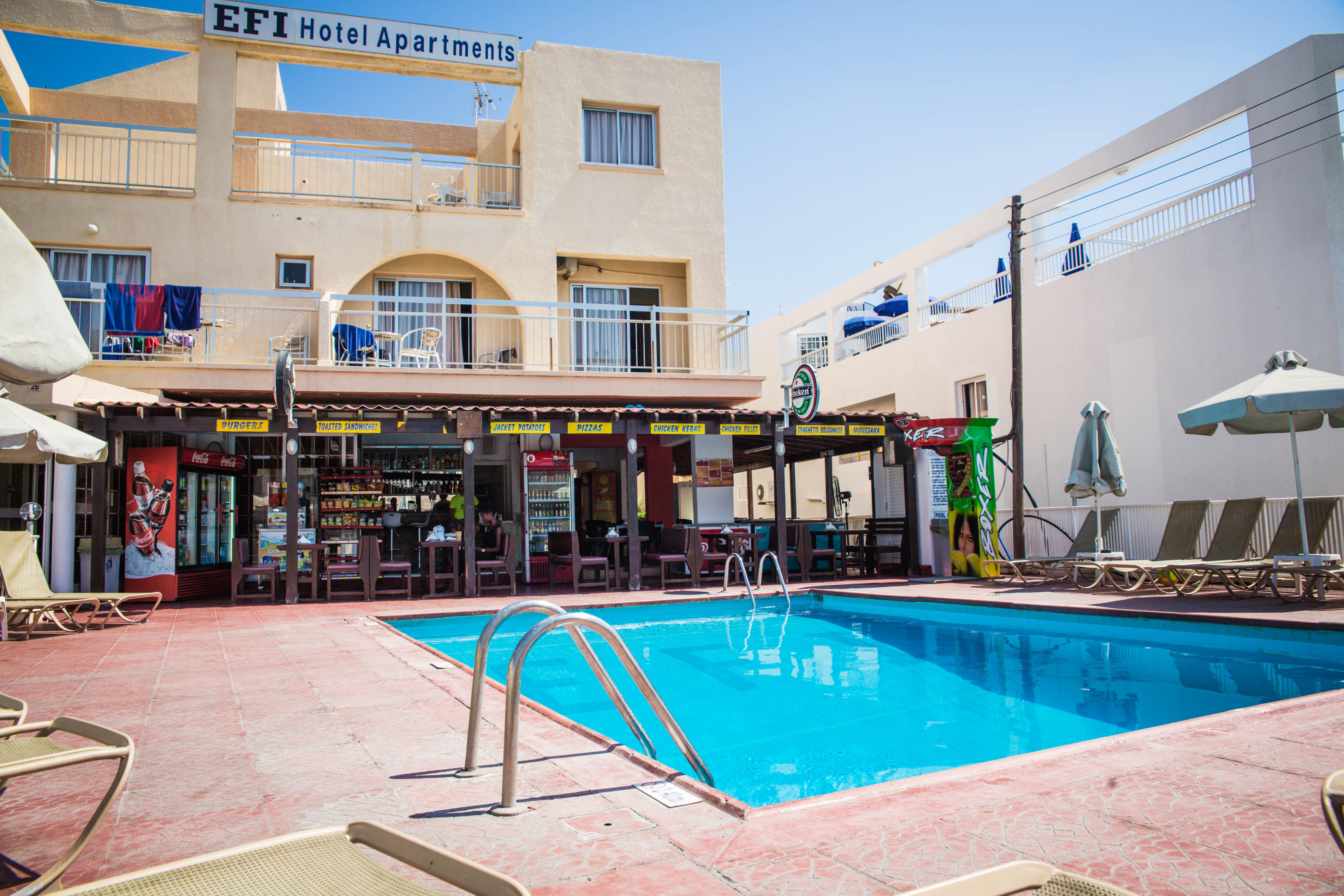 Efi Hotel Apts Ayia Napa Exterior foto