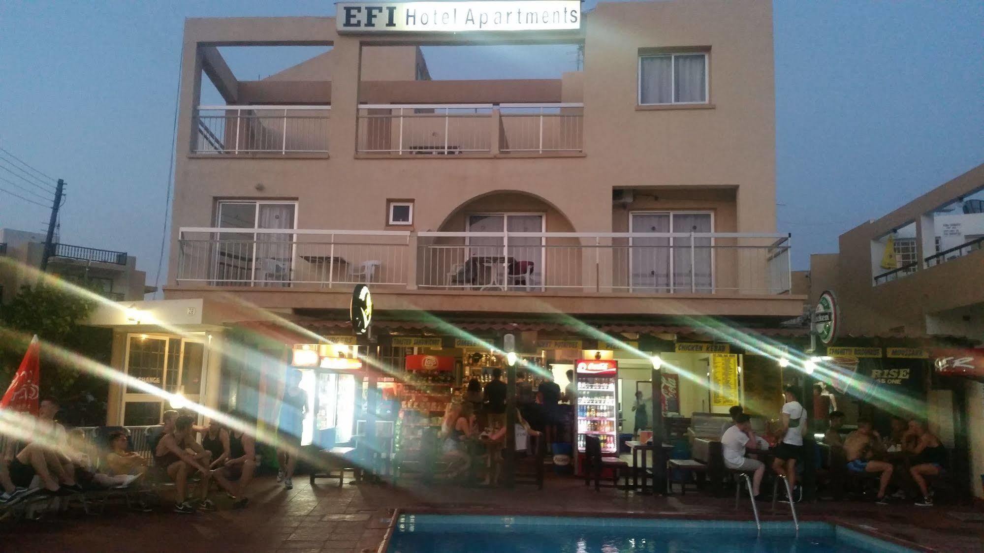 Efi Hotel Apts Ayia Napa Exterior foto