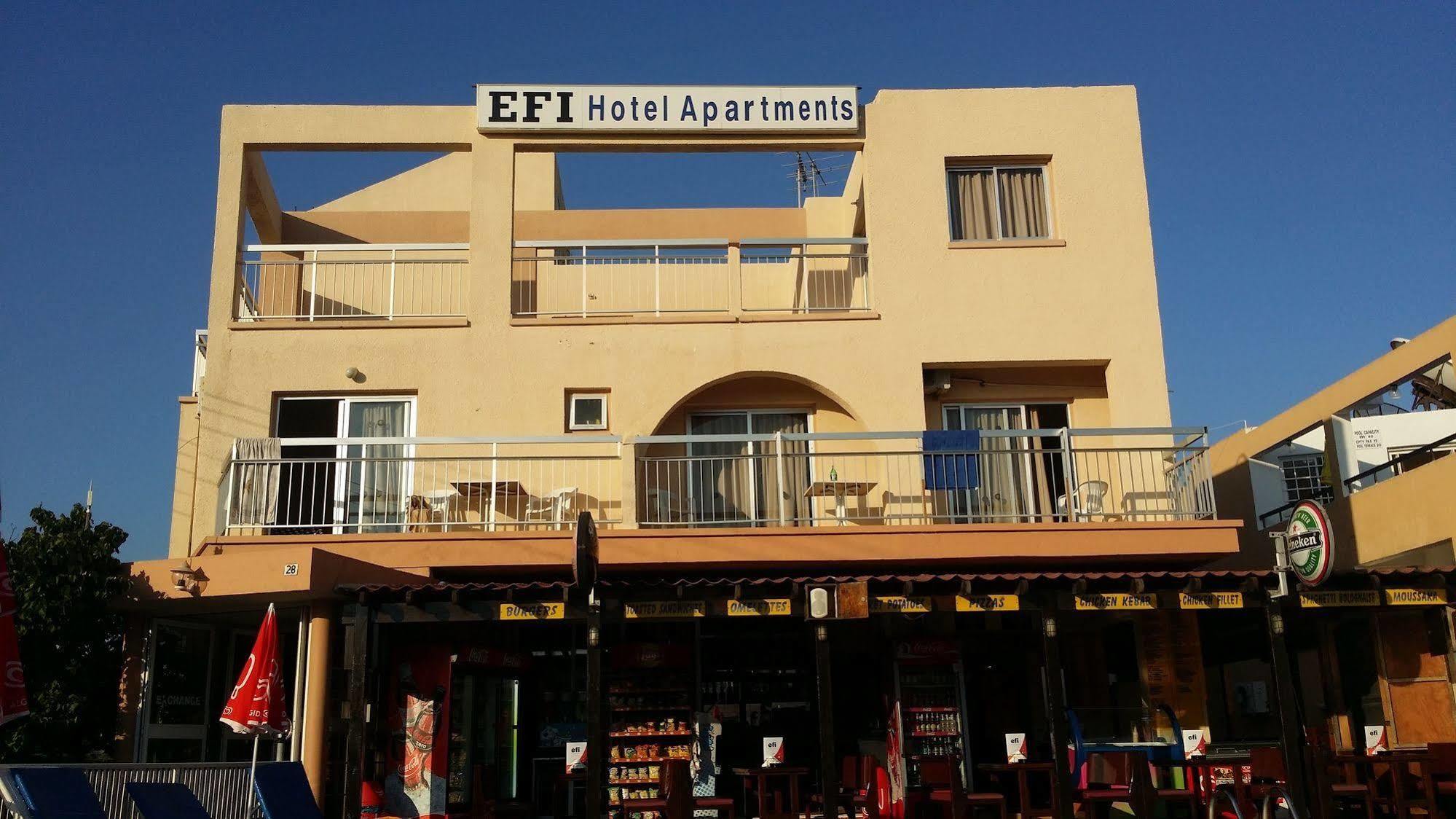 Efi Hotel Apts Ayia Napa Exterior foto